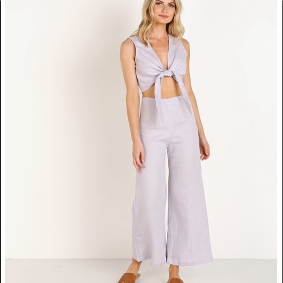 Faithfull The Brand “The Scelsi Pants” in Lavender! - Picture 2 of 5